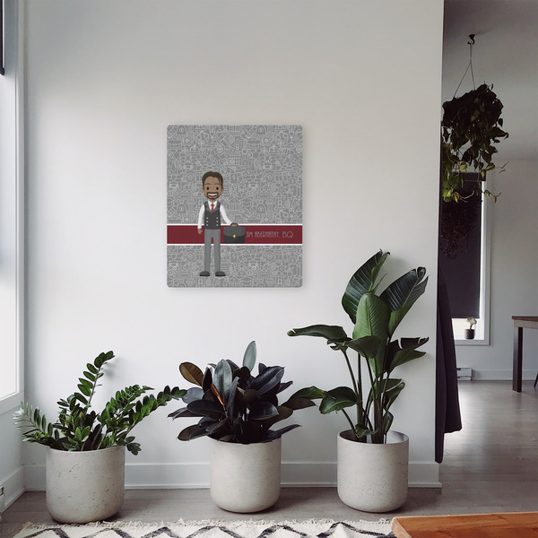 Lawyer / Attorney Avatar 20x24 - Canvas Print - In Context