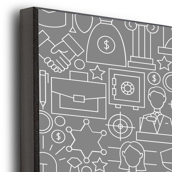 Lawyer / Attorney Avatar 20x24 Wood Print - Closeup