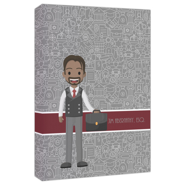 Custom Lawyer / Attorney Avatar Canvas Print - 20x30 (Personalized)