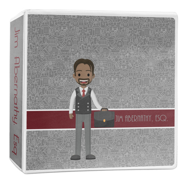 Custom Lawyer / Attorney Avatar 3-Ring Binder - 2 inch (Personalized)