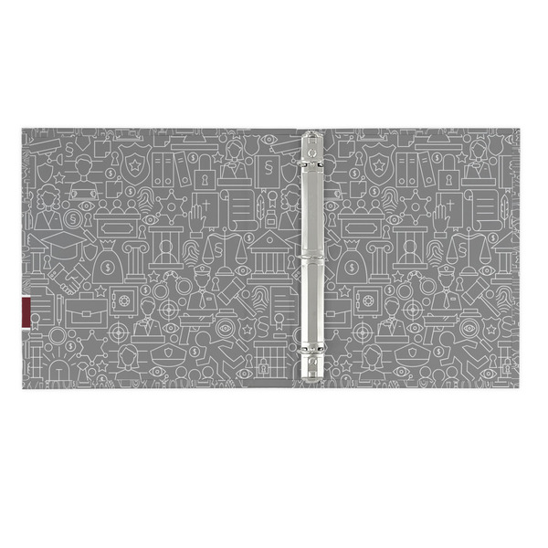 Lawyer / Attorney Avatar 3 Ring Binders - Full Wrap - 1" - OPEN INSIDE