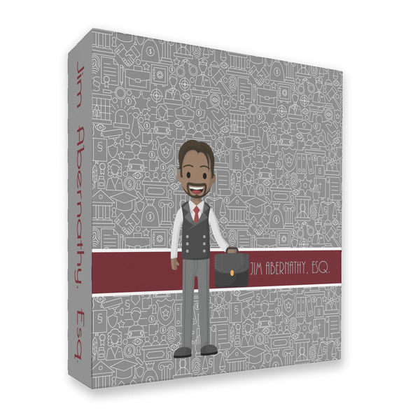 Custom Lawyer / Attorney Avatar 3 Ring Binder - Full Wrap - 2" (Personalized)