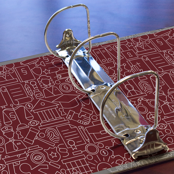 Lawyer / Attorney Avatar 3 Ring Binders - Full Wrap - 3" - DETAIL