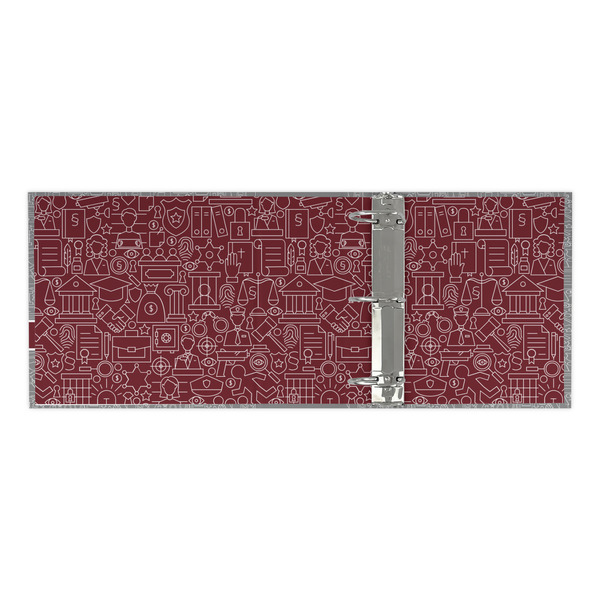 Lawyer / Attorney Avatar 3 Ring Binders - Full Wrap - 3" - OPEN INSIDE