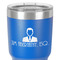Lawyer / Attorney Avatar 30 oz Stainless Steel Ringneck Tumbler - Blue - Close Up