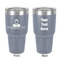 Lawyer / Attorney Avatar 30 oz Stainless Steel Ringneck Tumbler - Grey - Double Sided - Front & Back
