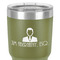 Lawyer / Attorney Avatar 30 oz Stainless Steel Ringneck Tumbler - Olive - Close Up