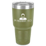 Lawyer / Attorney Avatar 30 oz Stainless Steel Tumbler - Olive - Single-Sided (Personalized)