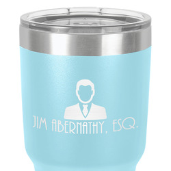 Lawyer / Attorney Avatar 30 oz Stainless Steel Tumbler - Teal - Double-Sided (Personalized)
