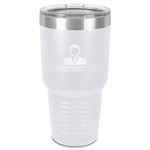 Lawyer / Attorney Avatar 30 oz Stainless Steel Tumbler - White - Single-Sided (Personalized)