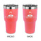 Lawyer / Attorney Avatar 30 oz Stainless Steel Tumbler - Coral - Double Sided (Personalized)