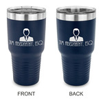 Lawyer / Attorney Avatar 30 oz Stainless Steel Tumbler - Navy - Double Sided (Personalized)