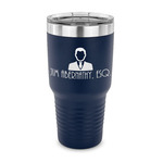 Lawyer / Attorney Avatar 30 oz Stainless Steel Tumbler - Navy - Single Sided (Personalized)