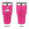 Lawyer / Attorney Avatar 30 oz Stainless Steel Ringneck Tumblers - Pink - Single Sided - APPROVAL