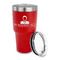 Lawyer / Attorney Avatar 30 oz Stainless Steel Ringneck Tumblers - Red - LID OFF