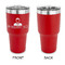 Lawyer / Attorney Avatar 30 oz Stainless Steel Ringneck Tumblers - Red - Single Sided - APPROVAL