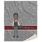 Lawyer / Attorney Avatar Sherpa Throw Blanket - 60"x80" (Personalized)