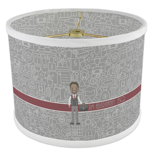 Lawyer / Attorney Avatar 8" Drum Lampshade - ANGLE Poly-Film