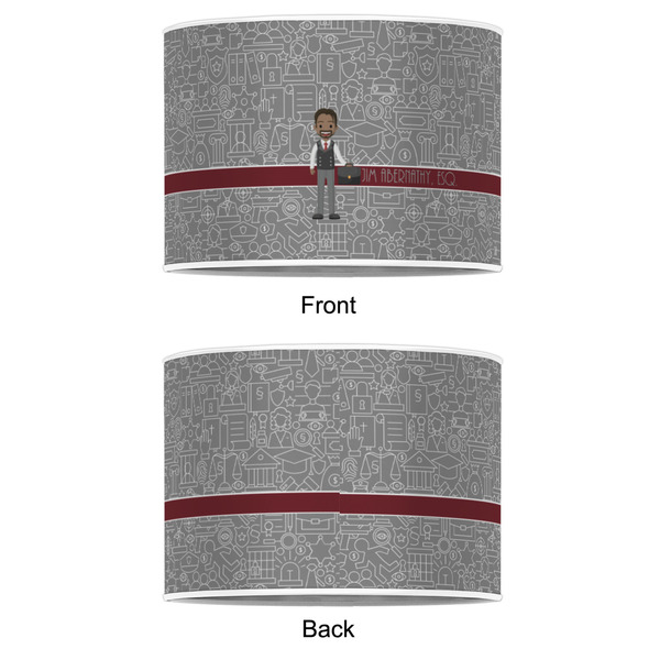 Lawyer / Attorney Avatar 8" Drum Lampshade - APPROVAL (Poly Film)