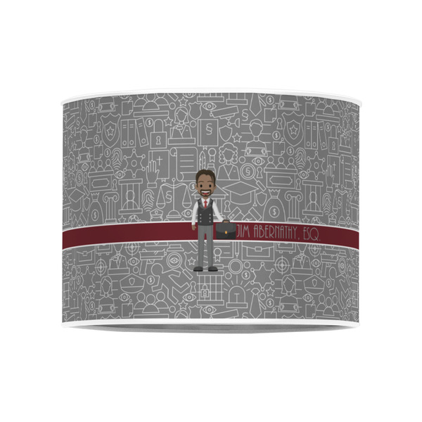 Lawyer / Attorney Avatar 8" Drum Lampshade - FRONT (Poly Film)