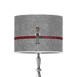 Lawyer / Attorney Avatar 8" Drum Lamp Shade - Poly-film (Personalized)