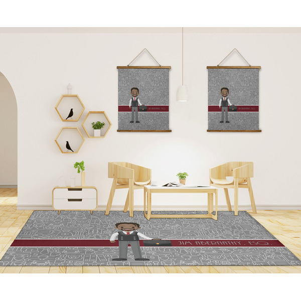 Lawyer / Attorney Avatar 8'x10' Indoor Area Rugs - IN CONTEXT