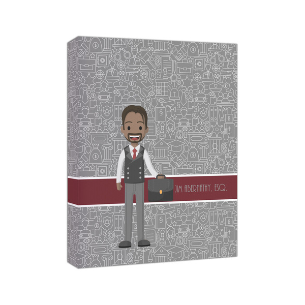 Lawyer / Attorney Avatar 8x10 - Canvas Print - Angled View