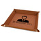 Lawyer / Attorney Avatar 9" x 9" Leatherette Snap Up Tray - FOLDED