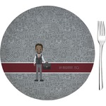 Lawyer / Attorney Avatar 8" Glass Appetizer / Dessert Plates - Single or Set (Personalized)