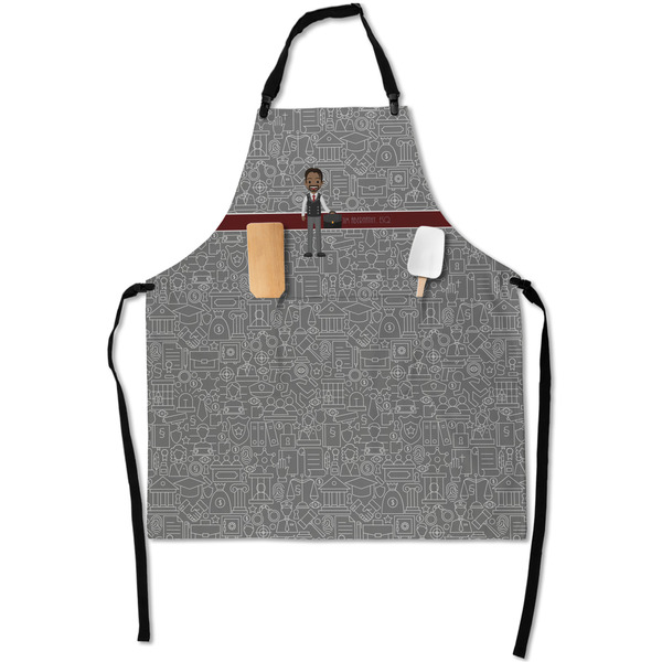 Custom Lawyer / Attorney Avatar Apron With Pockets w/ Name or Text