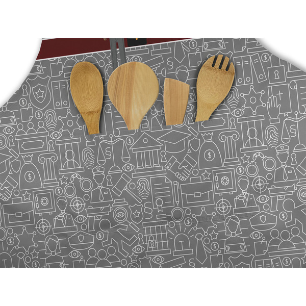 Lawyer / Attorney Avatar Apron - Pocket Detail with Props