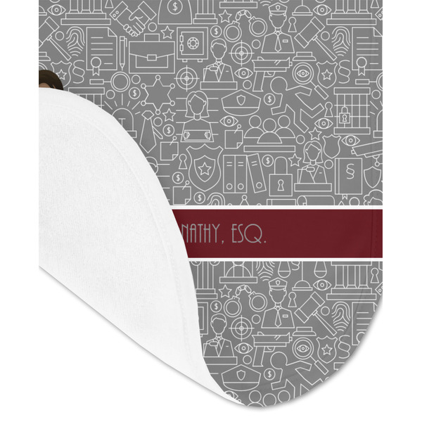 Lawyer / Attorney Avatar Baby Bib - AFT detail