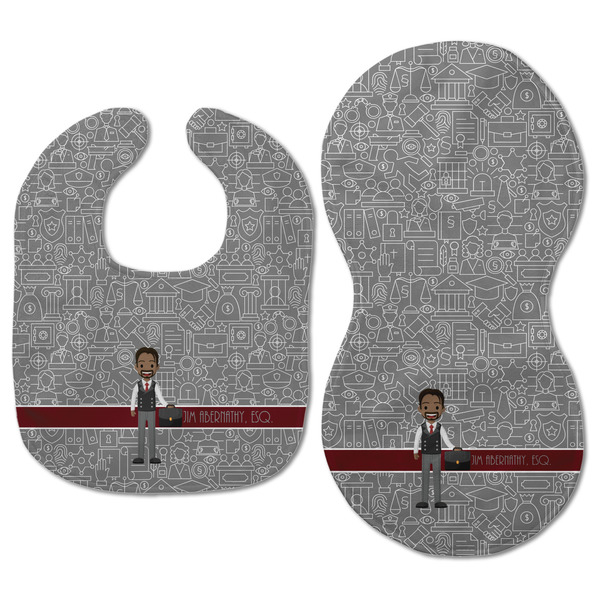 Lawyer / Attorney Avatar Baby Bib & Burp Set - Approval (new bib & burp)