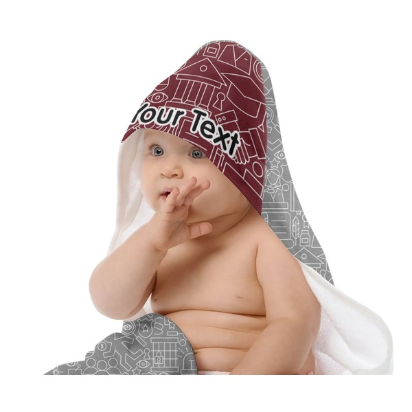 Lawyer / Attorney Avatar Baby Hooded Towel on Child