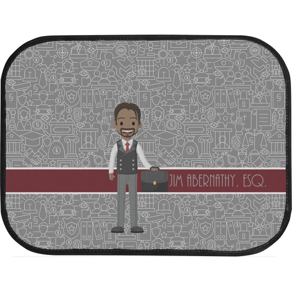Lawyer / Attorney Avatar Back Seat Car Mat