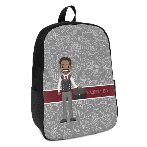 Custom Lawyer / Attorney Avatar Kids Backpack (Personalized)