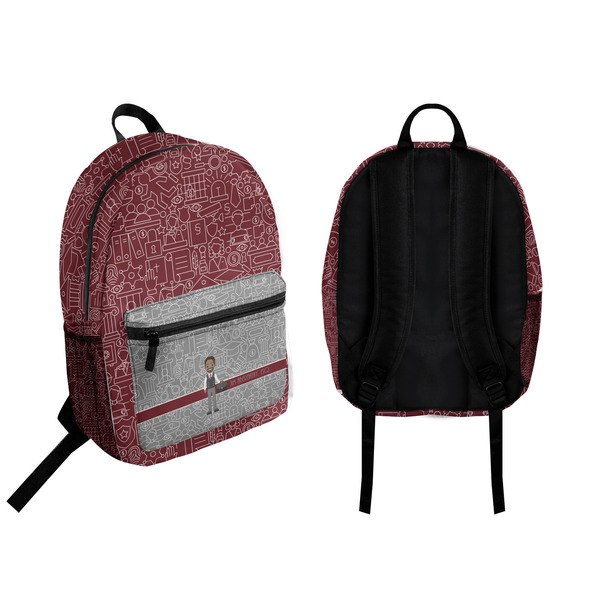 Lawyer / Attorney Avatar Backpack front and back - Apvl