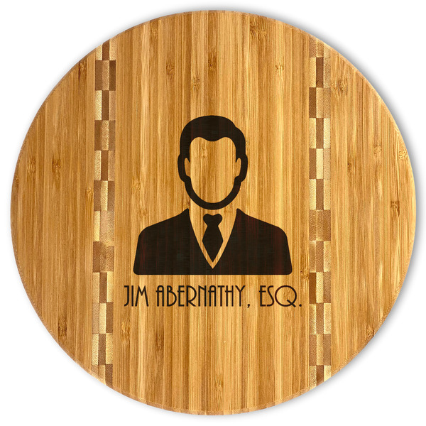 Custom Lawyer / Attorney Avatar Bamboo Cutting Board (Personalized)