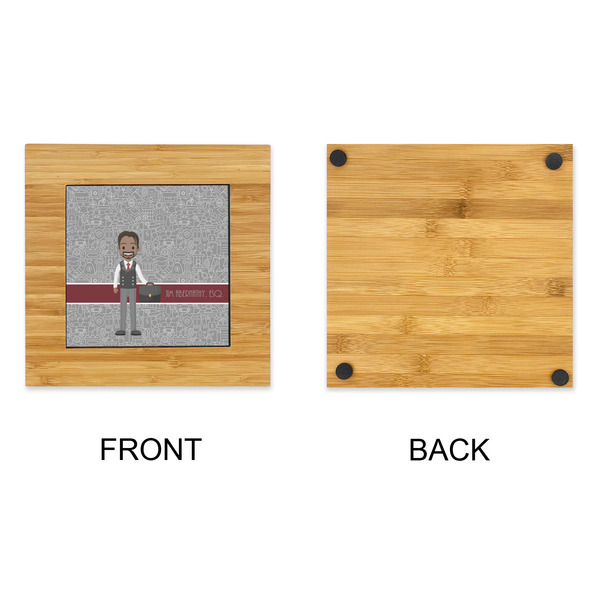Lawyer / Attorney Avatar Bamboo Trivet with 6" Tile - APPROVAL