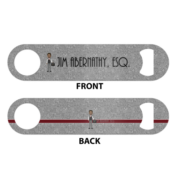 Lawyer / Attorney Avatar Bar Bottle Opener - White - Approval