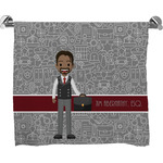 Lawyer / Attorney Avatar Bath Towel (Personalized)