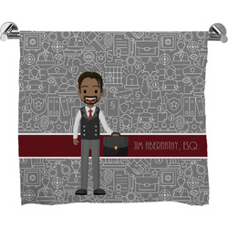 Lawyer / Attorney Avatar Bath Towel (Personalized)