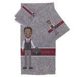 Lawyer / Attorney Avatar Bath Towel Set - 3 Pcs (Personalized)