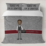 Lawyer / Attorney Avatar Duvet Cover Set - King (Personalized)