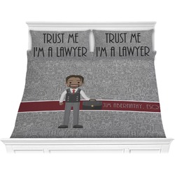 Lawyer / Attorney Avatar Comforter Set - King (Personalized)