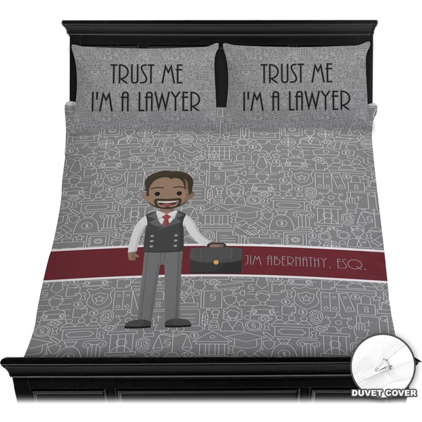Lawyer / Attorney Avatar Bedding Set (Queen) - Duvet