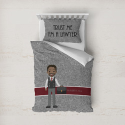 Lawyer / Attorney Avatar Duvet Cover Set - Twin (Personalized)