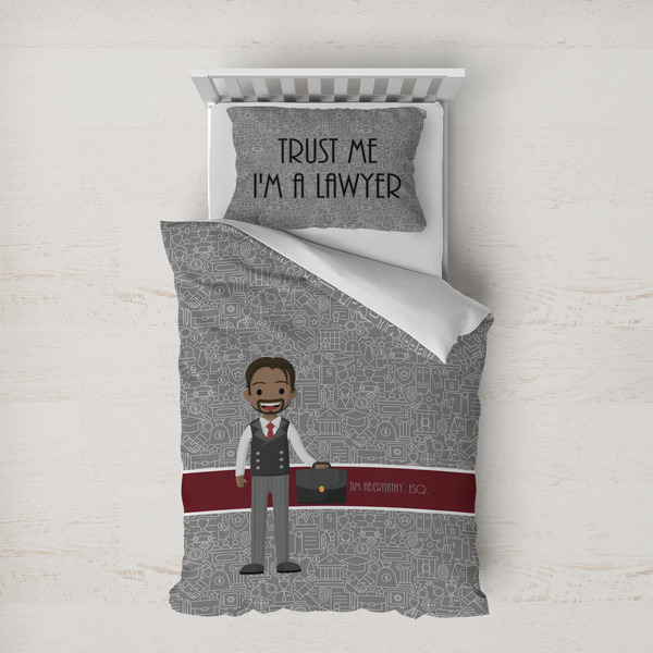 Custom Lawyer / Attorney Avatar Duvet Cover Set - Twin XL (Personalized)
