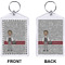 Lawyer / Attorney Avatar Bling Keychain (Front + Back)