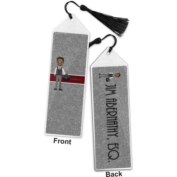 Lawyer / Attorney Avatar Bookmark with tassel - Front and Back
